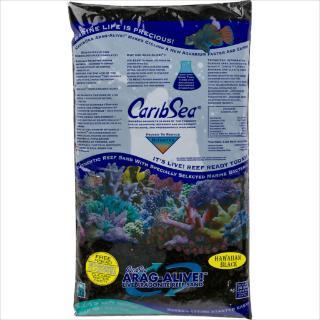 CaribSea Arag Alive Hawaiian Black 2-20lb Bags-Case