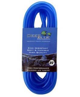 Deep Blue High Performance Silicone Air Tubing 25 ft. Blue