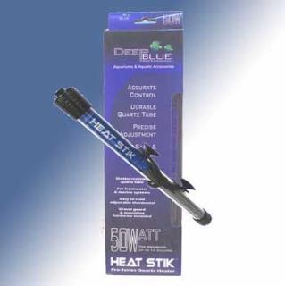 Deep Blue Heat Stik Submersible Quartz Heater 10"- 50 Watt