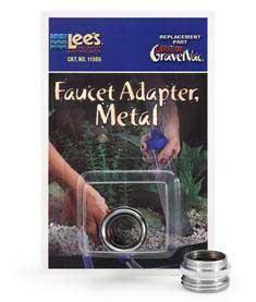 Lee's Ultimate Gravel Vac Faucet Adp - Metal