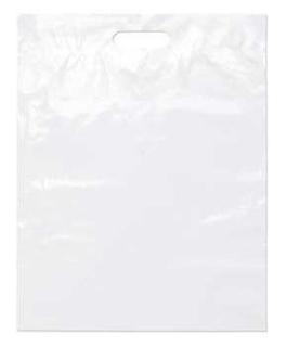 Rutan White Plastic Shopping Bag 1000ct