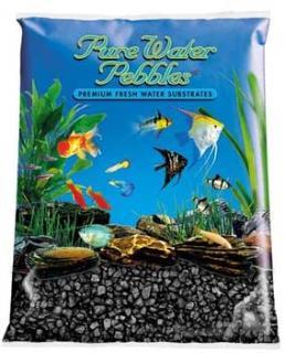 Nature's Ocean Pure Water Pebble Color Jet Black 5lb 6pk