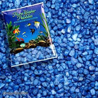 Nature's Ocean Pure Water Pebble Color Marine Blue 25lb 2pk