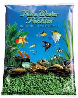 Nature's Ocean Pure Water Pebble Color Emerald Green 5lb 6pk