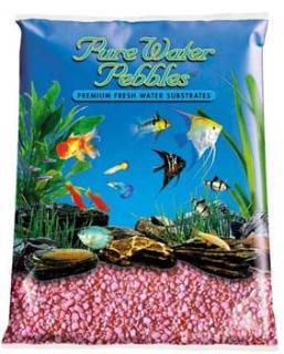 Nature's Ocean Pure Water Pebble Neon Pink 5lb 6pk