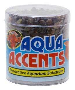 ZooMed Aqua Accents Dark River Pebbles 1-2 lb.