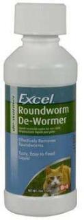 8in1 Excel Roundworm De-Wormer 4 Oz