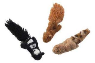 Ethical Skinneeez For Cats Forest Creatures With Catnip Cat Toy