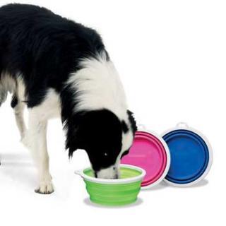 Fat Cat Silicone Travel Bowl - 3 Cup Tray