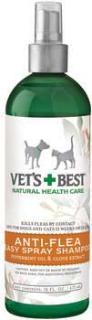 Bramton Company Vets Best Natural Anti-Flea Easy Spray Shampoo (16 oz)