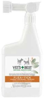 Bramton Company Vets Best Natural Flea + Tick Yard & Kennel Spray (32 oz)