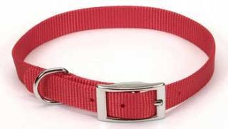 Coastal Style 401 5-8" x 12" Nylon Web Collar Red