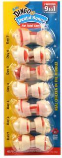 Dingo Dental Mini Bone 7 Pk. White