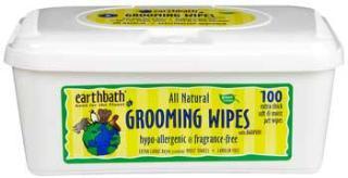 Earthbath Grooming Wipes - Hypo Allergenic Wipes - 100 Ct.