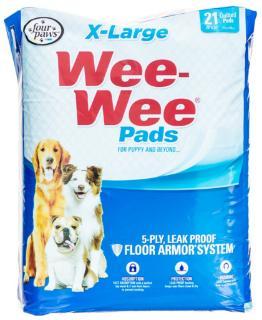 Four Paws Wee Wee Pads Xlarge 21-pk 28 x 34