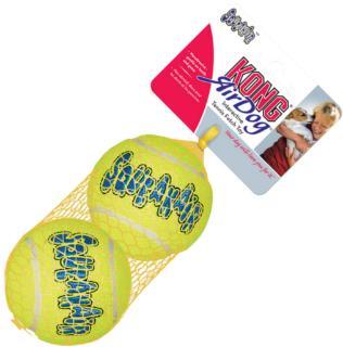 Kong Air Kong Squeaker Large Tennis Balls 2 Pack