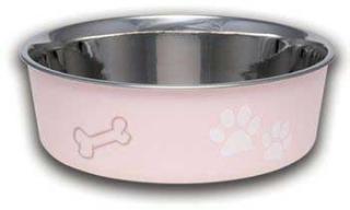 Loving Pets Bella Bowl Pink Small