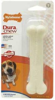 Nylabone Durable Chicken Flavor Bone Wolf