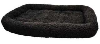 Dreamzone Fleece Bed Black 24X19