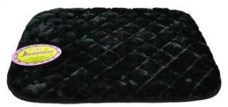 Dreamzone Plush Crate Mat Black 23X17