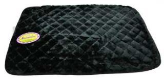 Dreamzone Plush Crate Mat Black 35X23