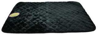 Dreamzone Plush Crate Mat Black 43X28