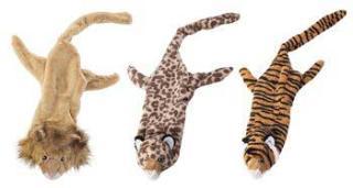 Ethical Mini Skinneeez Plush Dog Toy Jungle Cat Assortment 14