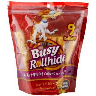 Busy Bones Rollhide Sm-Med Pouch 5-12 oz. Pack