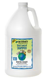 Earthbath SHED CONTROL Shampoo, Green Tea Scent with Awapuhi 1 Gallon