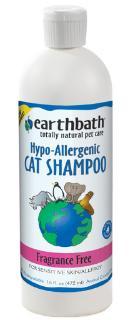 Earthbath Cat Shampoo, Fragrance Free Hypo-Allergenic, 16 oz