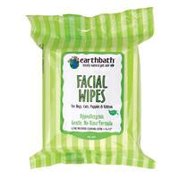 Earthbath Facial Wipes For Dogs, Cats, Puppies & Kittens 25 Ct.