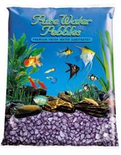 Nature's Ocean Pure Water Pebble Frost Purple 5lb 6pk