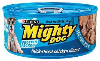 Mighty Dog Thick-Sliced Chicken Dinner in Gravy 24-5.5 oz.