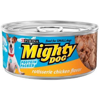 Mighty Dog Rotisserie Chicken Flavor 24-5.5 oz.