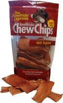 Rawhide Express Beef Rawhide Chips 1 lb.