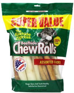 Rawhide Express Value Pack Assorted Rolls 9-10" (12 ct.)