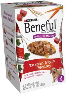 Beneful Prepared Meals Tuscan Style Medley8-3-3Z