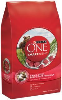 Purina One Smartblend Adult Dog Small Bites Beef-Rice 31.1lb