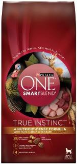 Purina One Smartblend True Instinct Turkey-Venison 27.5#