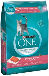 Purina One Adult Cat Salmon & Tuna 16#