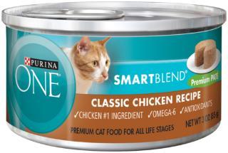 Purina One Smartblend Premium Pate Classic Chicken 24-3Oz