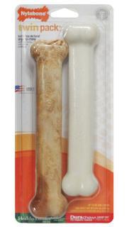 Nylabone Dura Chew Bacon Chicken Bone Wolf 2Pk