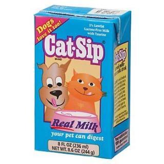 PetAg Cat-Sip Real Milk Treat for Cats & Kittens, 8 fl oz