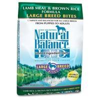 Natural Balance Limited Ingredient Diets Lamb &amp; Brown Rice Large Breed Bites Dry Dog Food 28 lb.