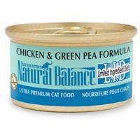 Natural Balance Limited Ingredient Diets Chicken & Green Pea Canned Cat Food 24-3 oz.