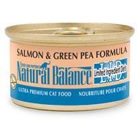 Natural Balance Limited Ingredient Diets Salmon & Green Pea Canned Cat Food 24-3 oz.