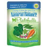 Natural Balance Platefulls Chicken & Giblets Formula In Gravy 24-3 oz.