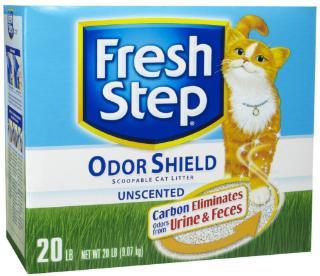 Everclean Fresh Step Odor Shield Unscented Scoop Litter 3-14 Lb Boxes