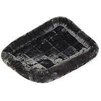 Midwest Quiet Time Pet Bed - Plush Fur Pearl Gray - 22