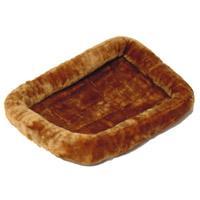 Midwest Quiet Time Pet Bed - Plush Fur Cinnamon - 22